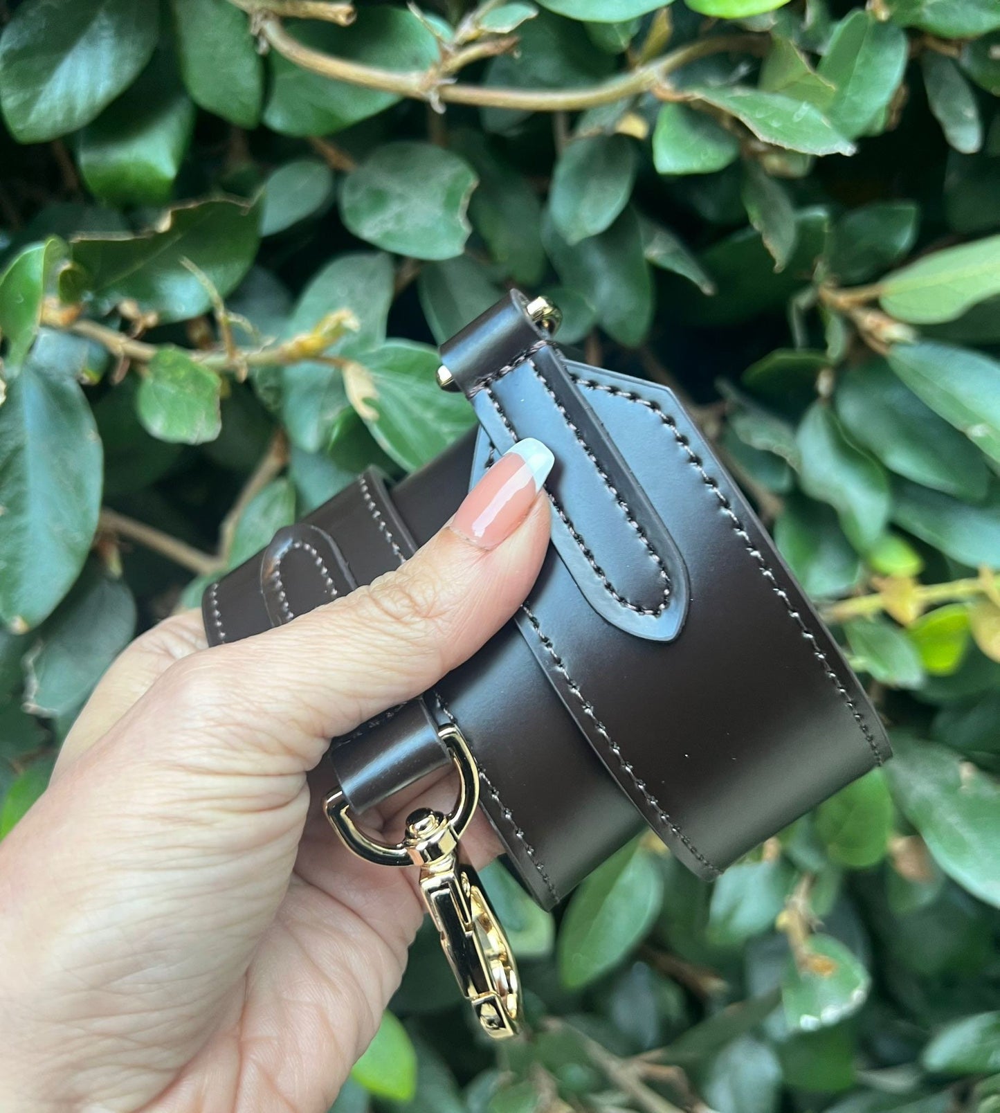 SHOULDER STRAP 1/2” 40mm Leather Ebene