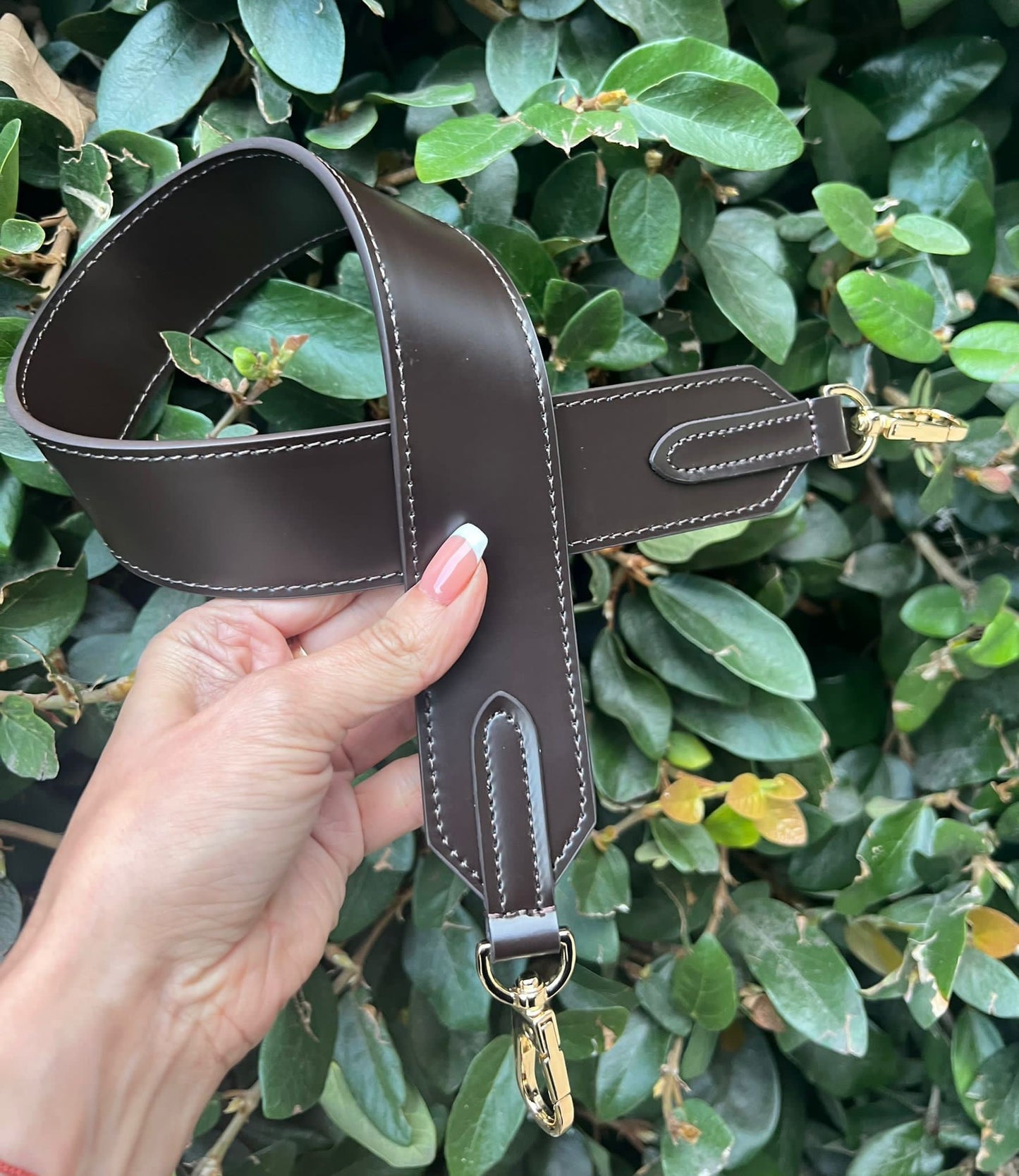 SHOULDER STRAP 1/2” 40mm Leather Ebene