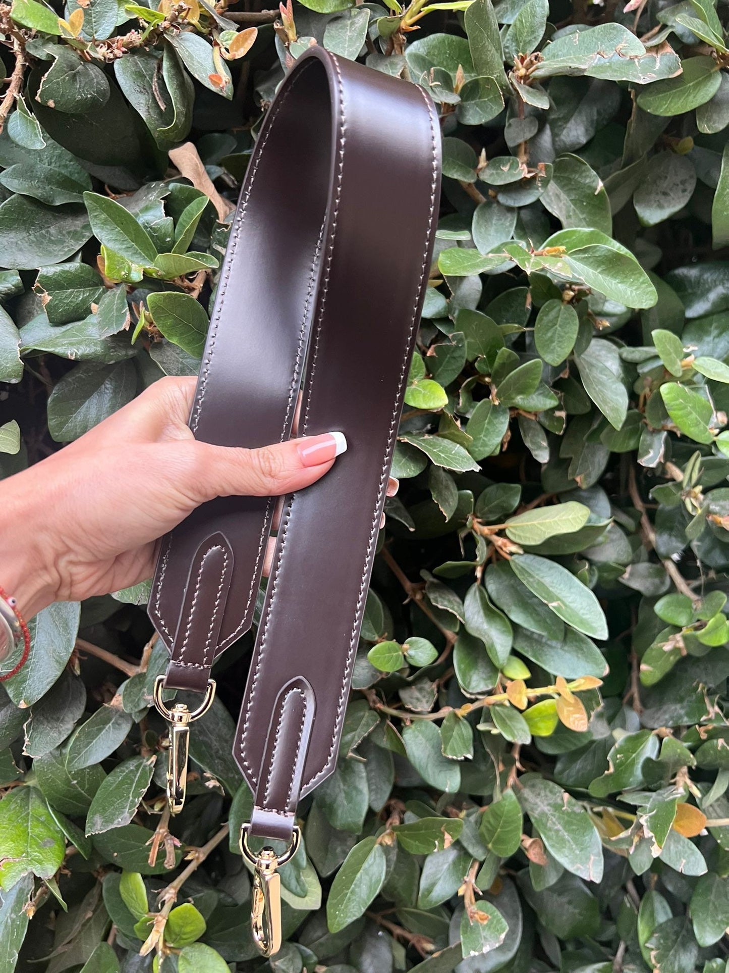 SHOULDER STRAP 1/2” 40mm Leather Ebene