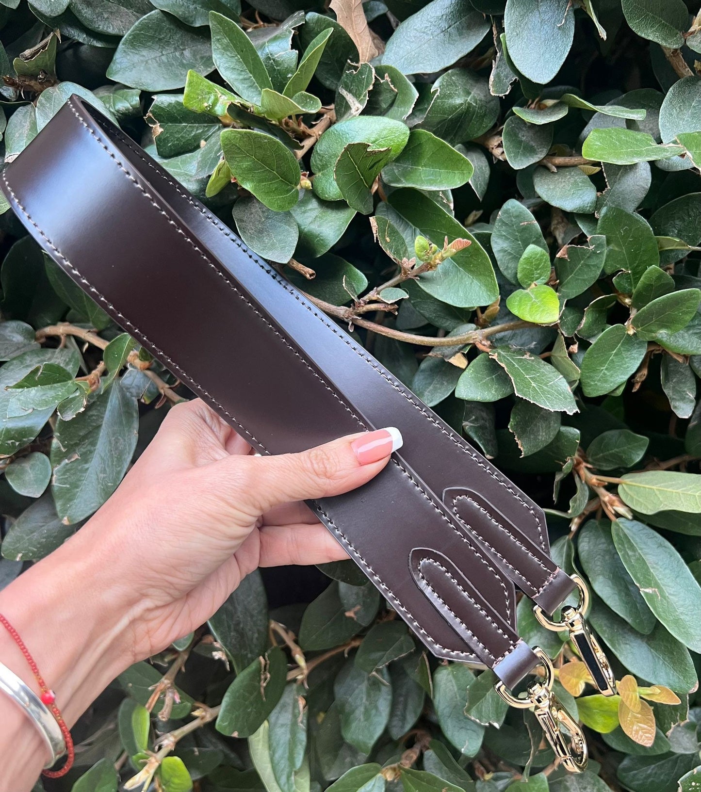 SHOULDER STRAP 1/2” 40mm Leather Ebene
