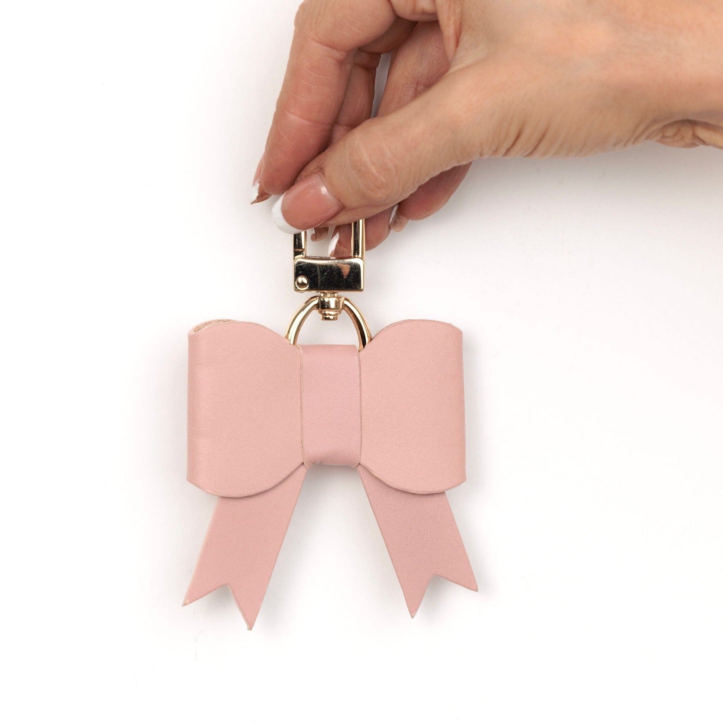 BOW BAG CHARM Light Pink