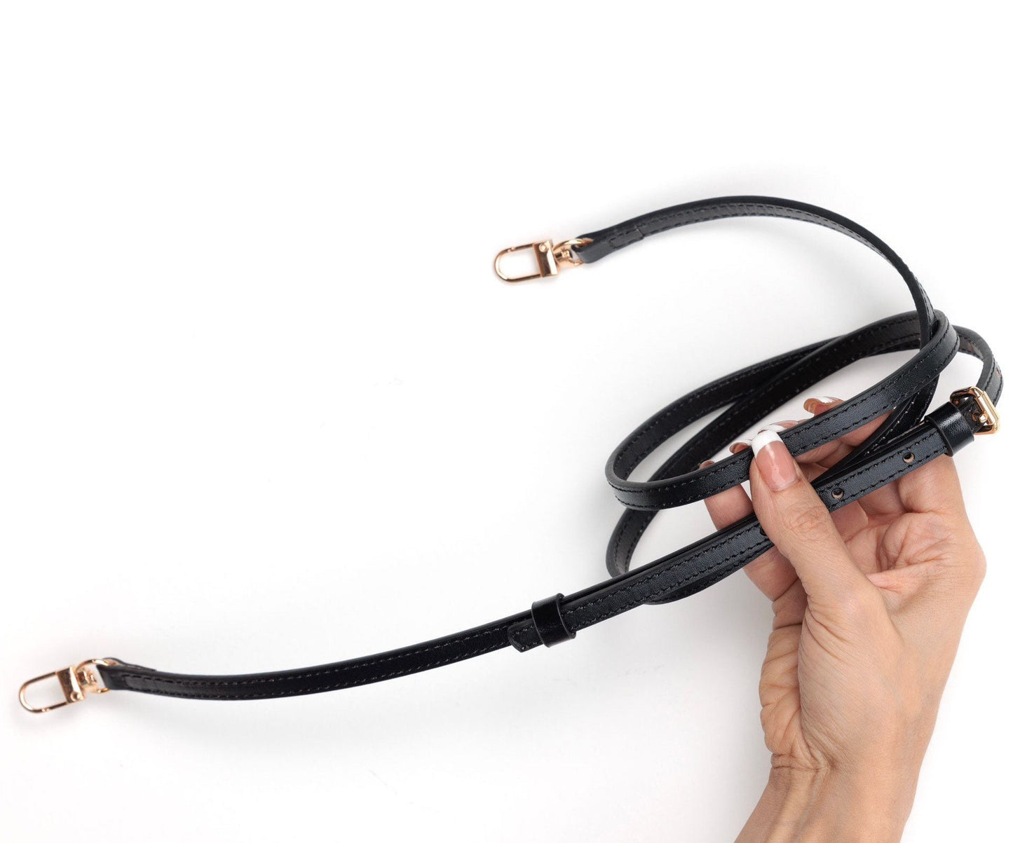 CROSS BODY ADJUSTABLE STRAP 10mm 3/8” Black