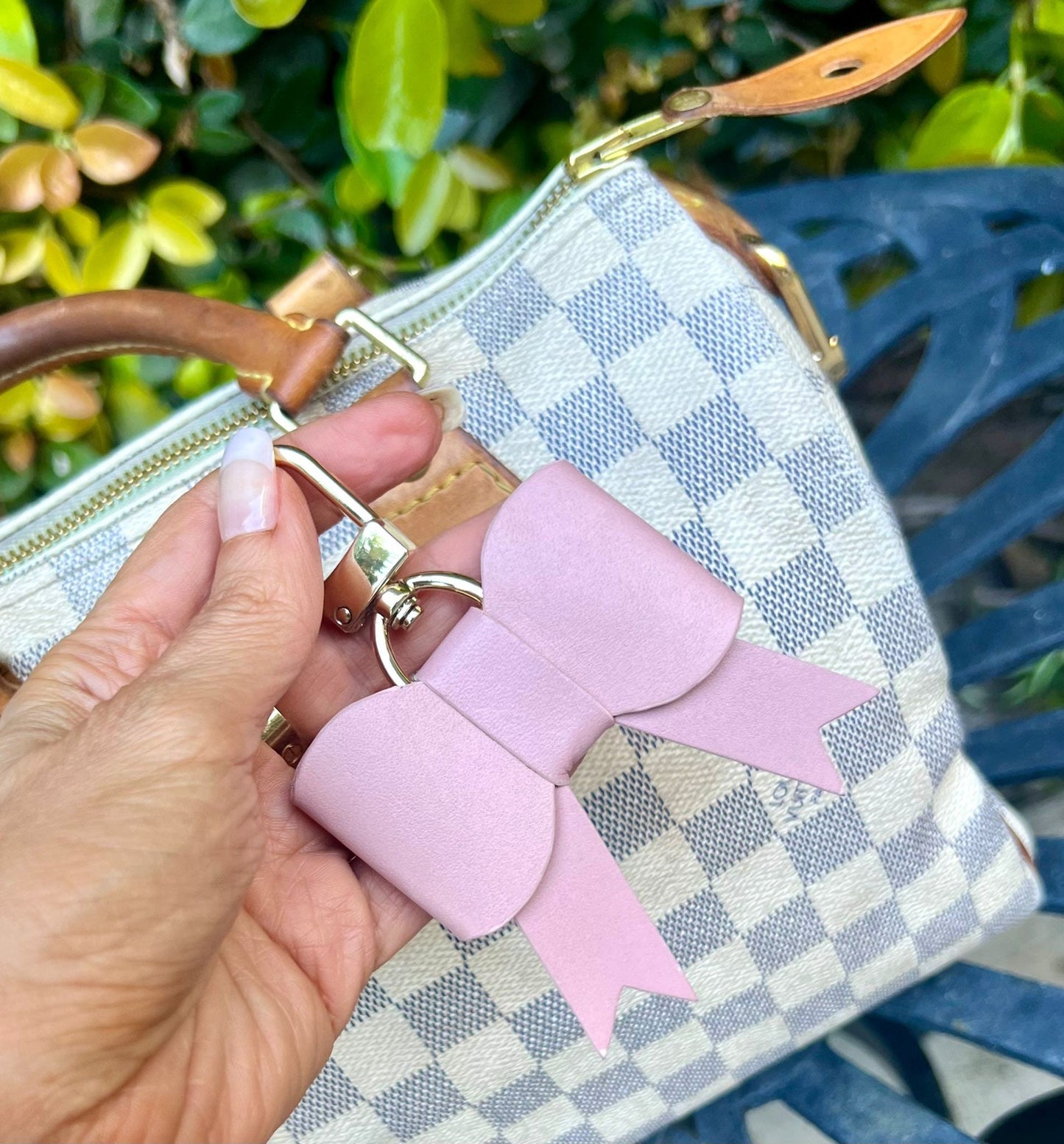 BOW BAG CHARM Light Pink