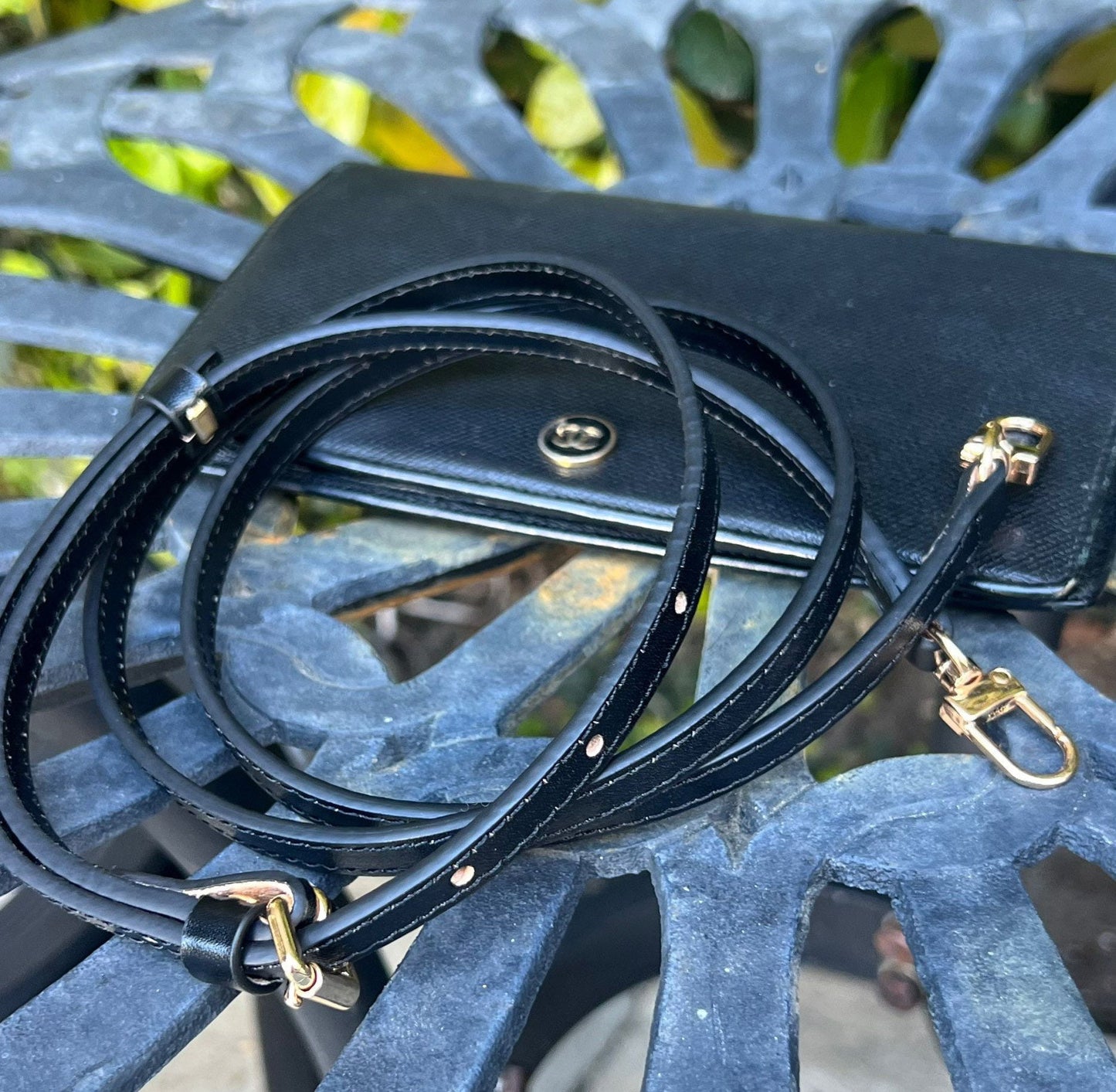 CROSS BODY ADJUSTABLE STRAP 10mm 3/8” Black