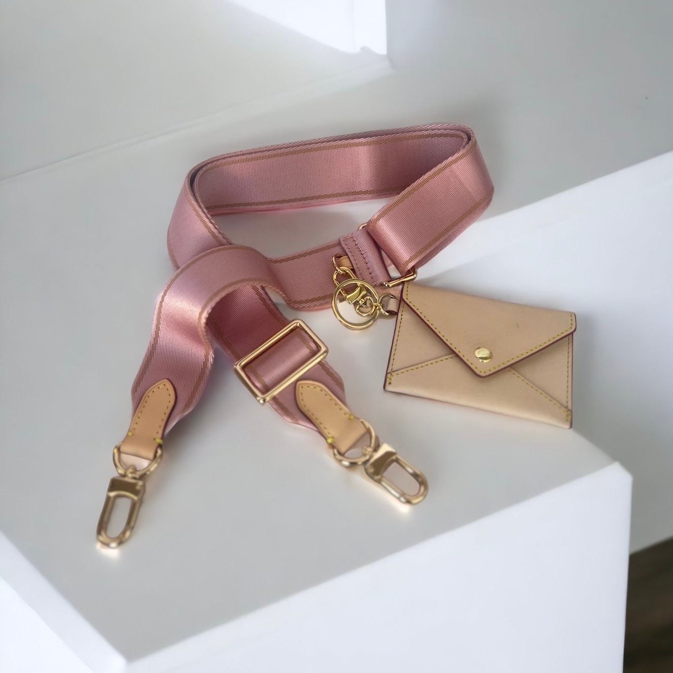 Nylon Bag Strap + Small ID Card Wallet