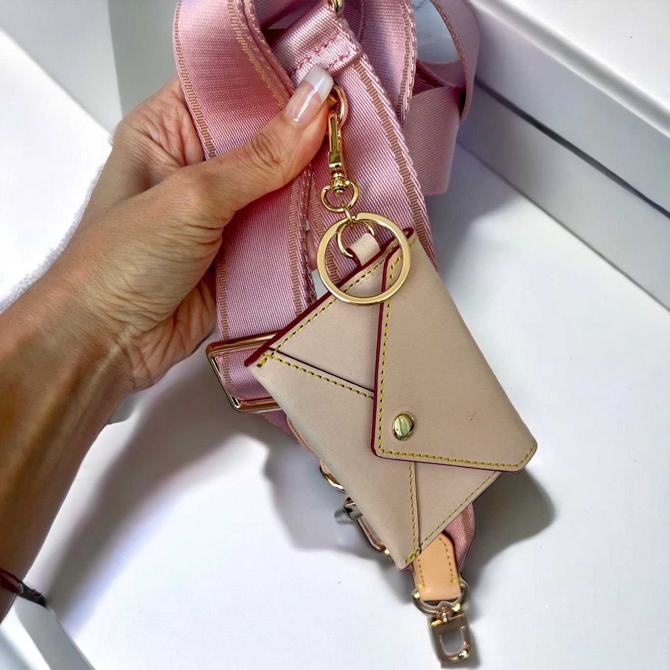Nylon Bag Strap + Small ID Card Wallet