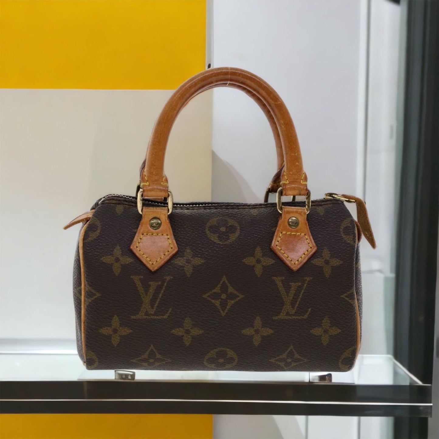 LOUIS VUITTON Mini Speedy Monogram Handbag