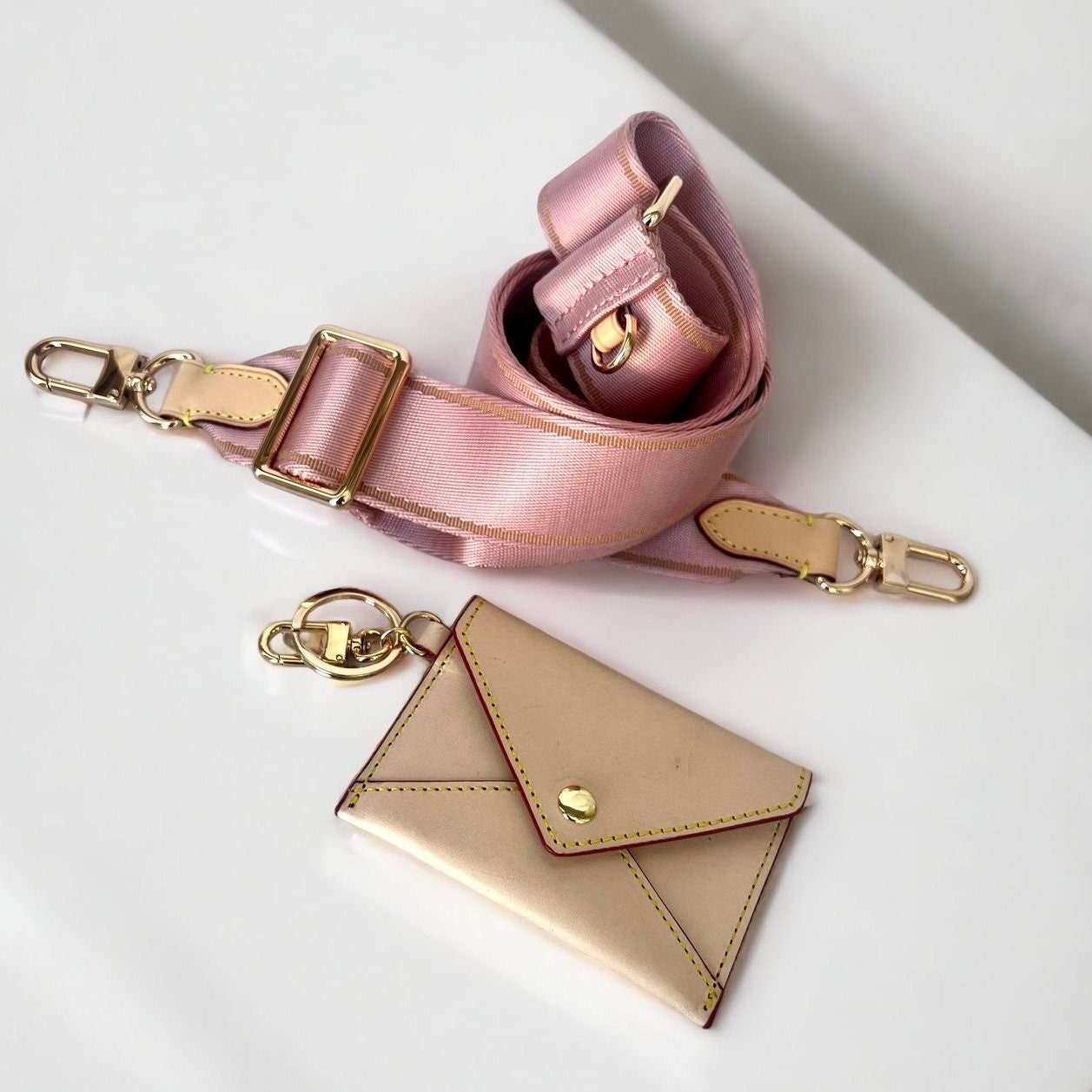 Nylon Bag Strap + Small ID Card Wallet