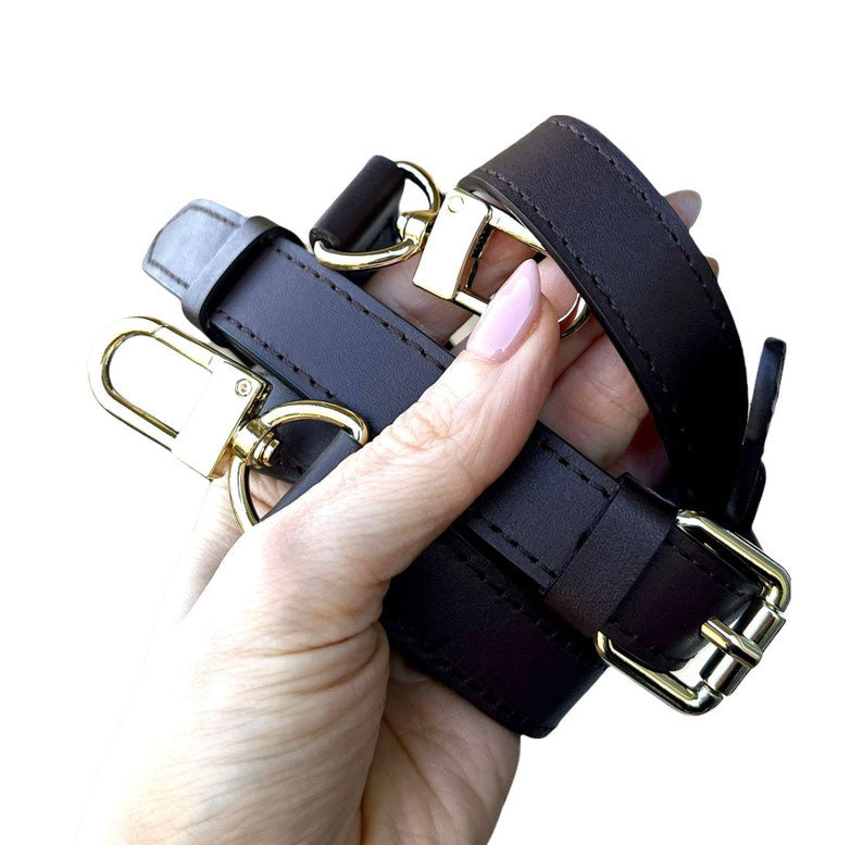 CROSSBODY OR SHOULDER STRAP EBENE