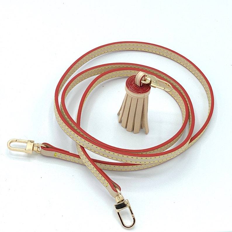 CROSSBODY STRAP AND BOW SET Natural