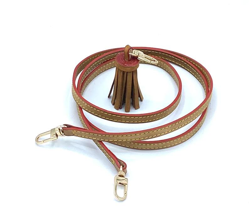 CROSSBODY STRAP AND BOW SET Natural