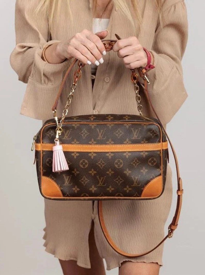 Vintage Louis Vuitton Trocadero Bag With Monogram From the 