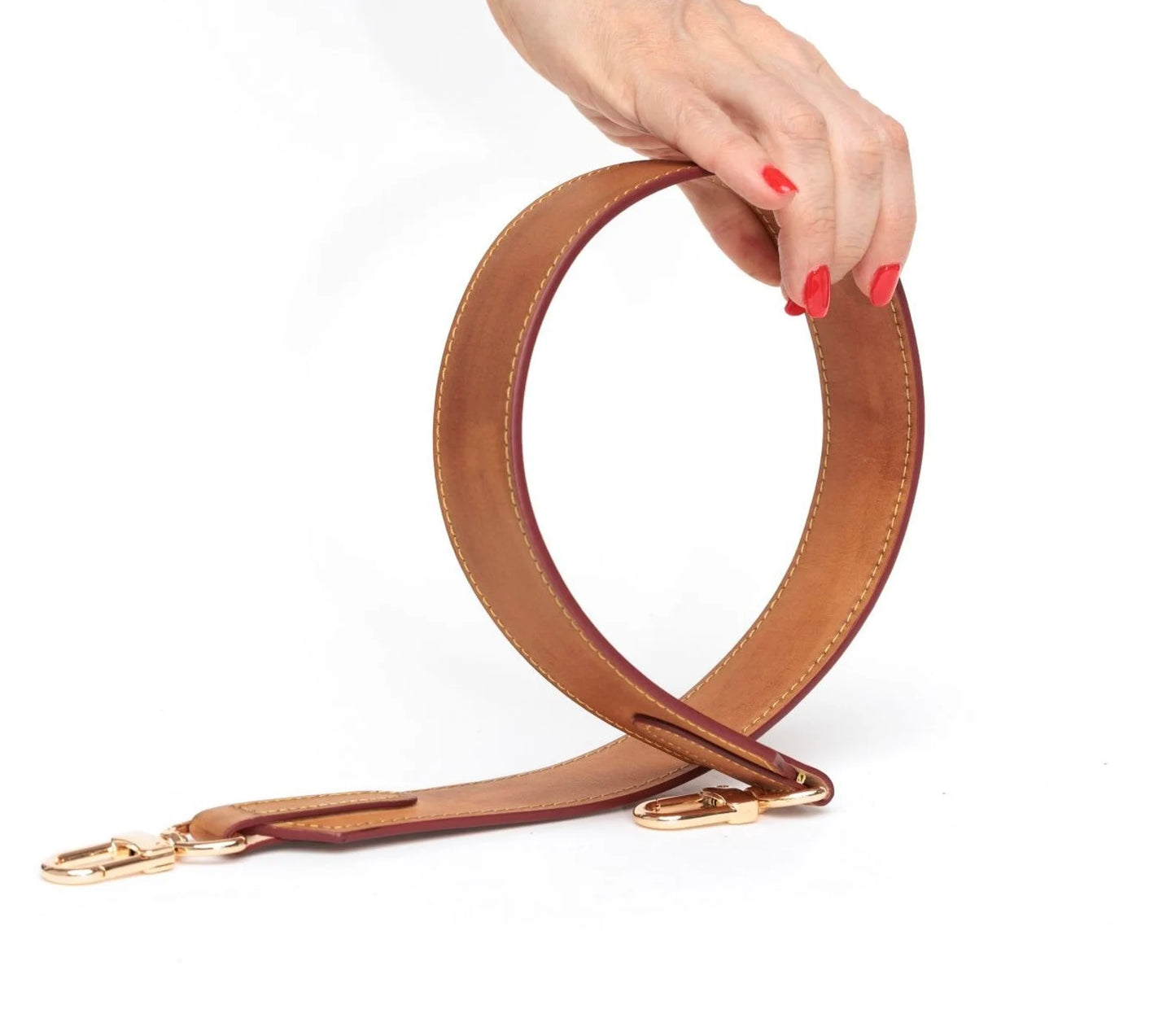1 1/2” 40mm HONEY PATINA SHOULDER STRAP