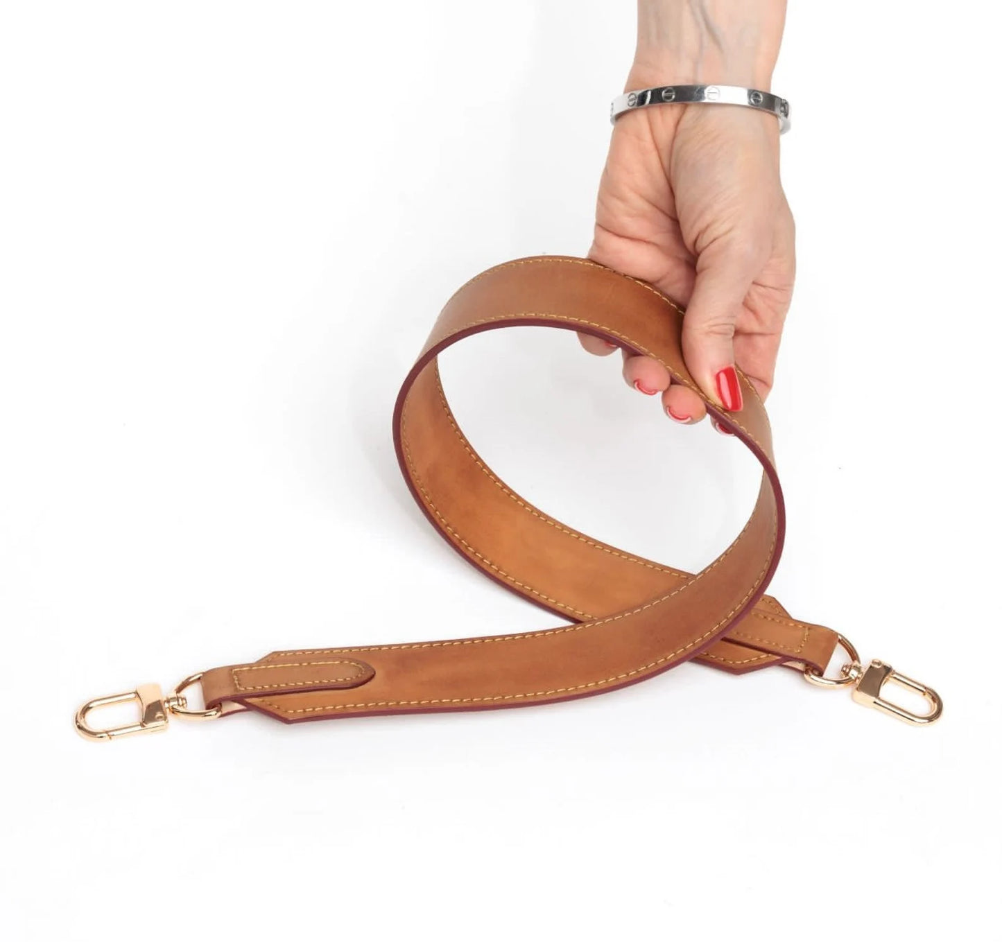 1 1/2” 40mm HONEY PATINA SHOULDER STRAP