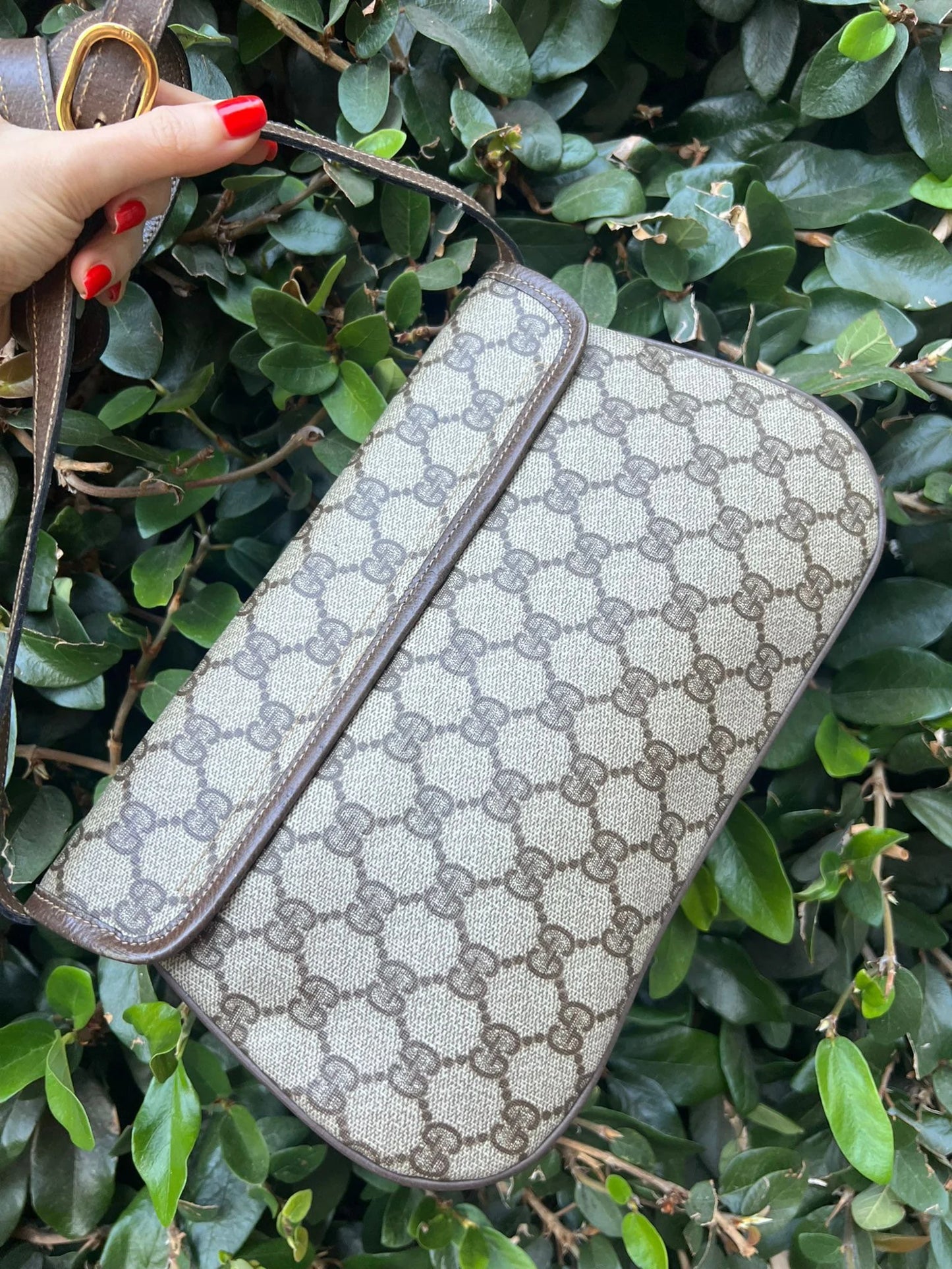 GUCCI CERTIFIED AUTHENTIC SHERRY LINE Crossbody Clutch