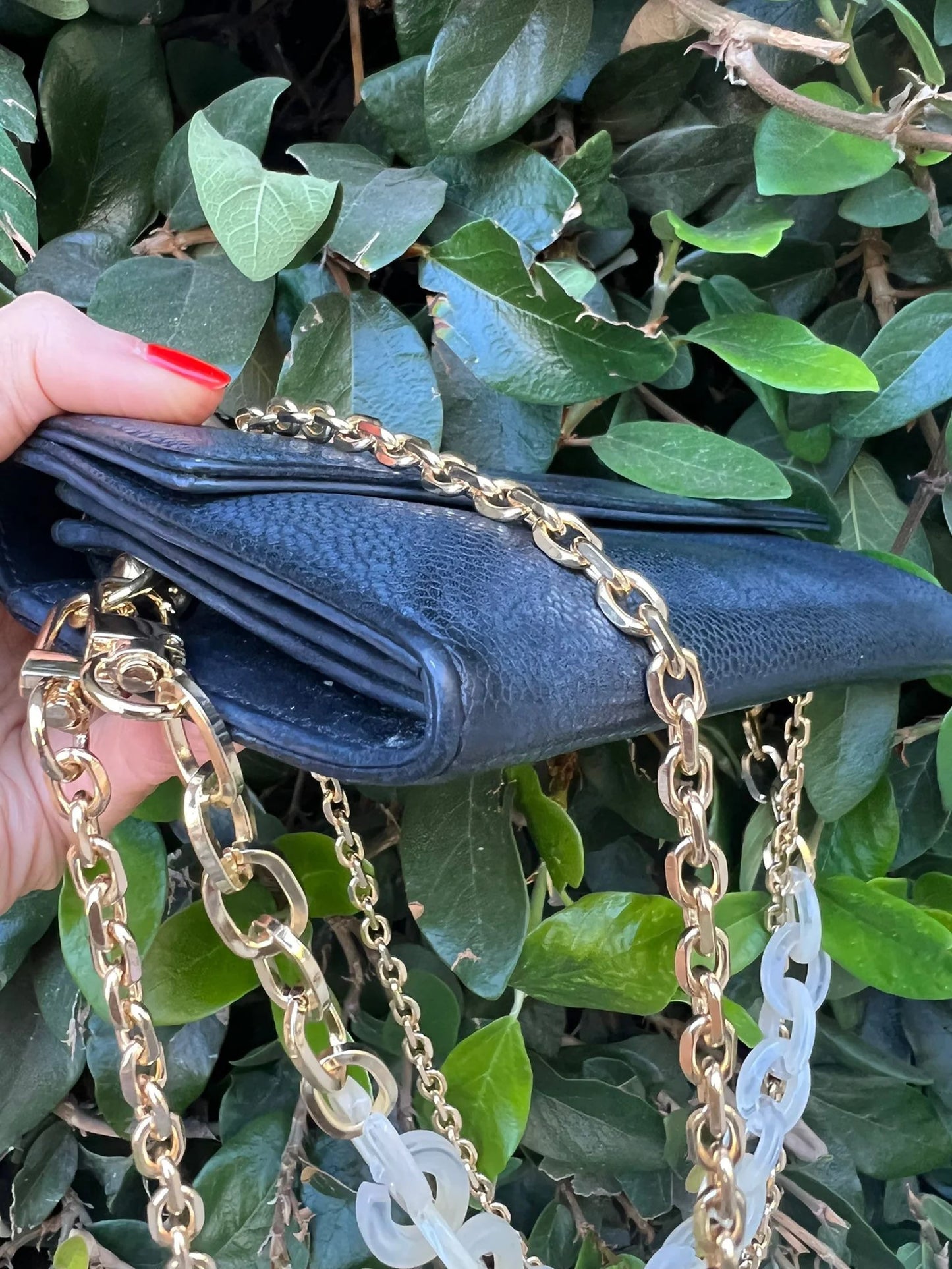 CHANEL Authentic CC Logos Wallet