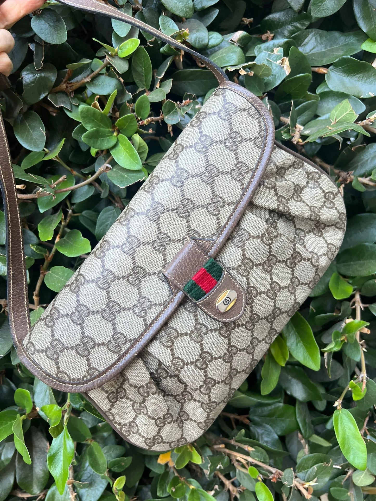 GUCCI CERTIFIED AUTHENTIC SHERRY LINE Crossbody Clutch