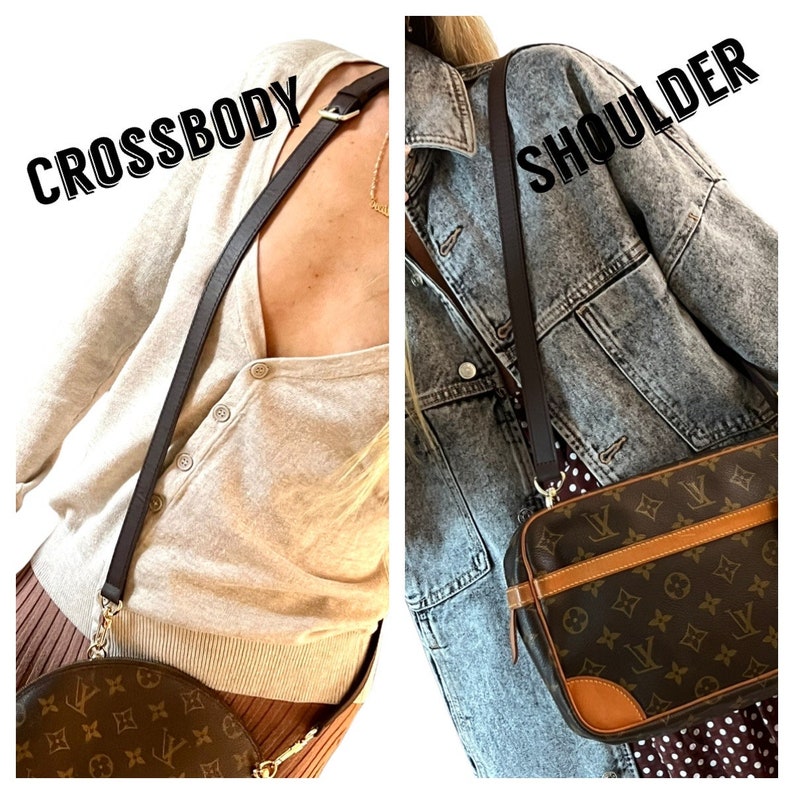 CROSSBODY OR SHOULDER STRAP EBENE