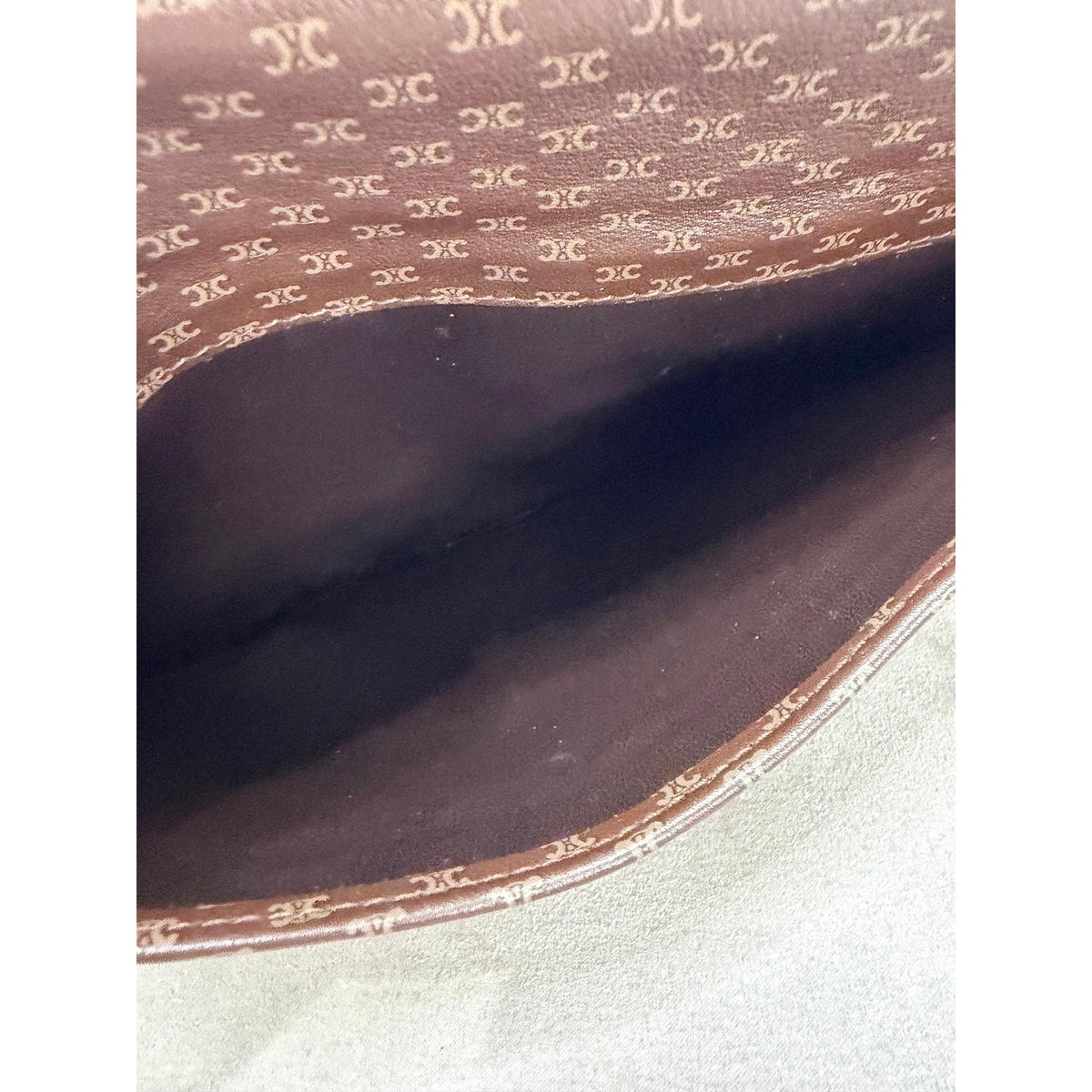 CELINE Macadam Monogram Portfolio Clutch