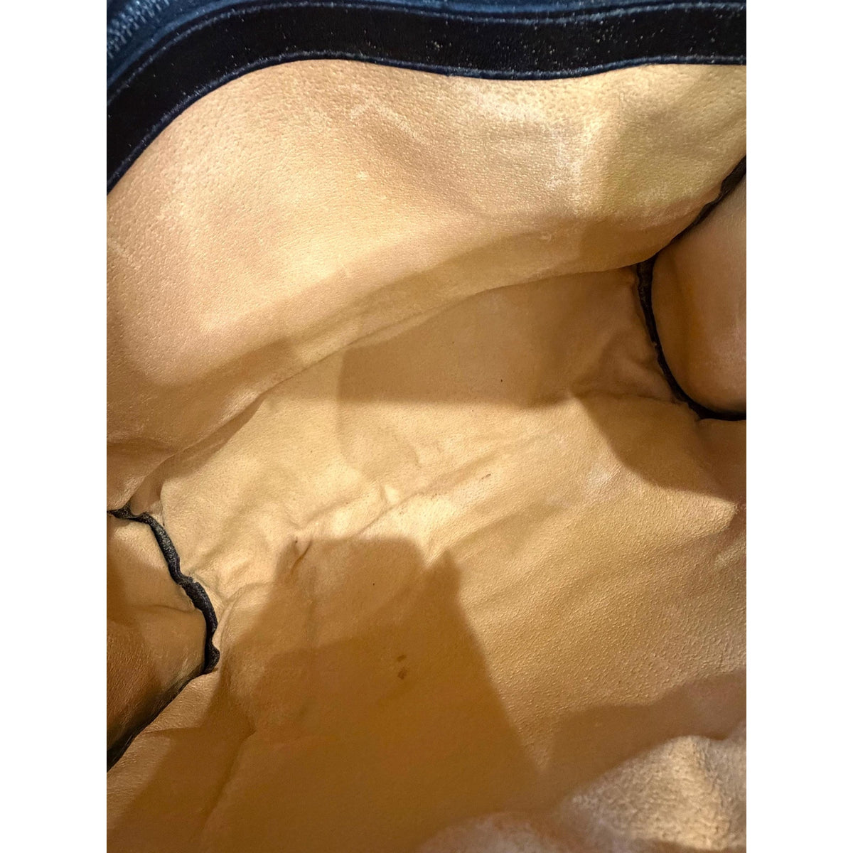 GUCCI Black GG Monogram Top Handle Bag