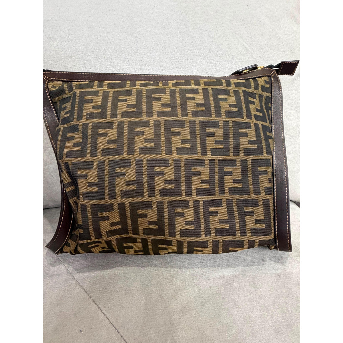 FENDI Zucca FF Monogram Clutch