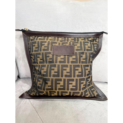 FENDI Zucca FF Monogram Clutch