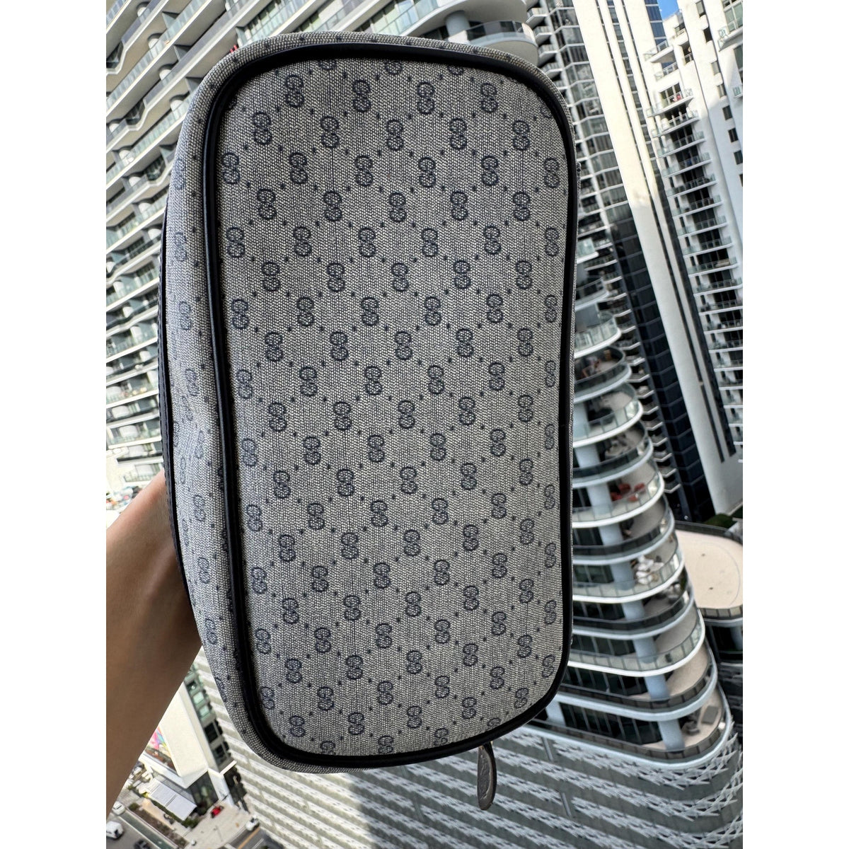 GUCCI Micro GG Canvas Cosmetic Pouch