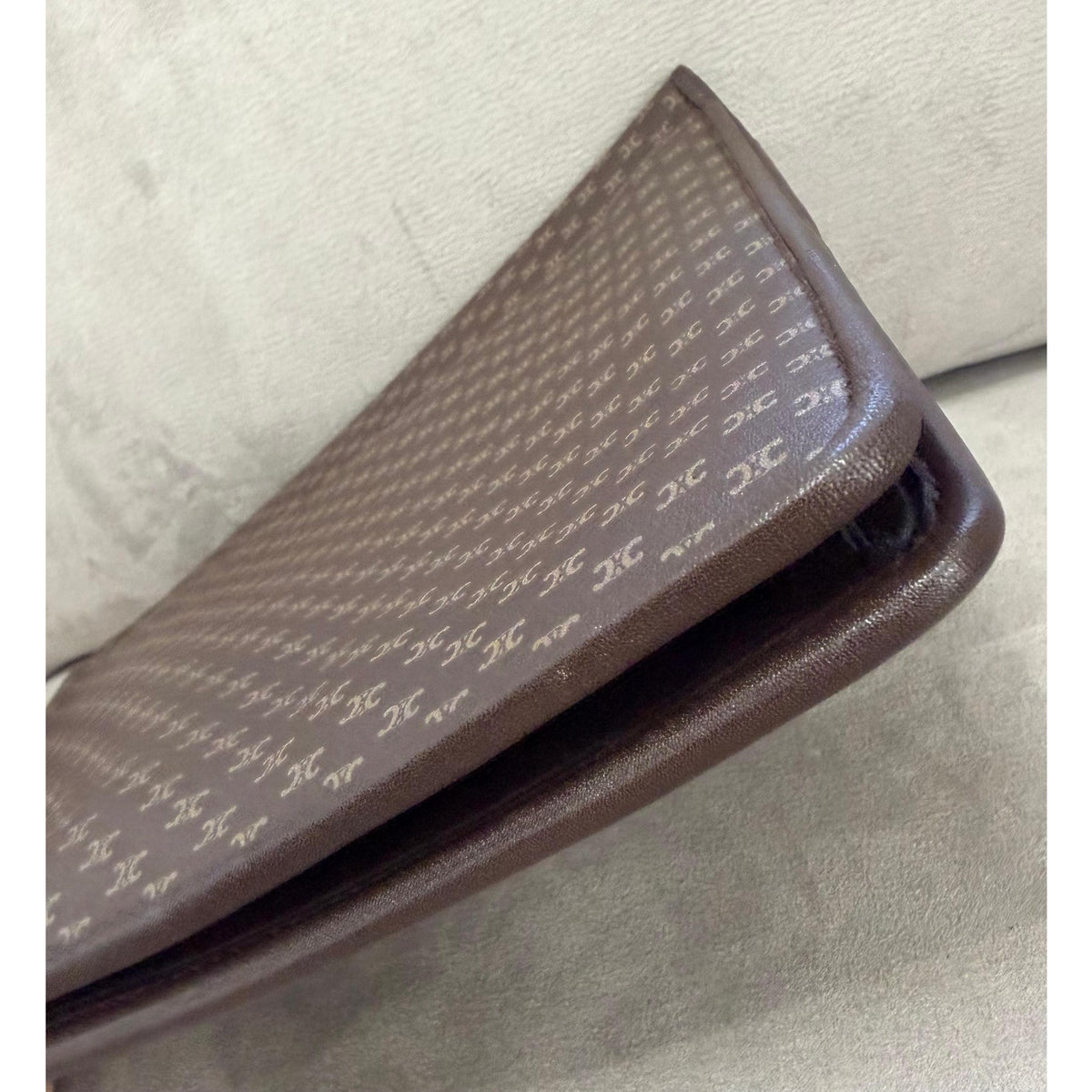 CELINE Macadam Monogram Portfolio Clutch
