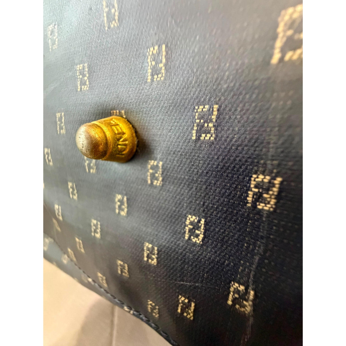 FENDI Zuccino Boston Bag