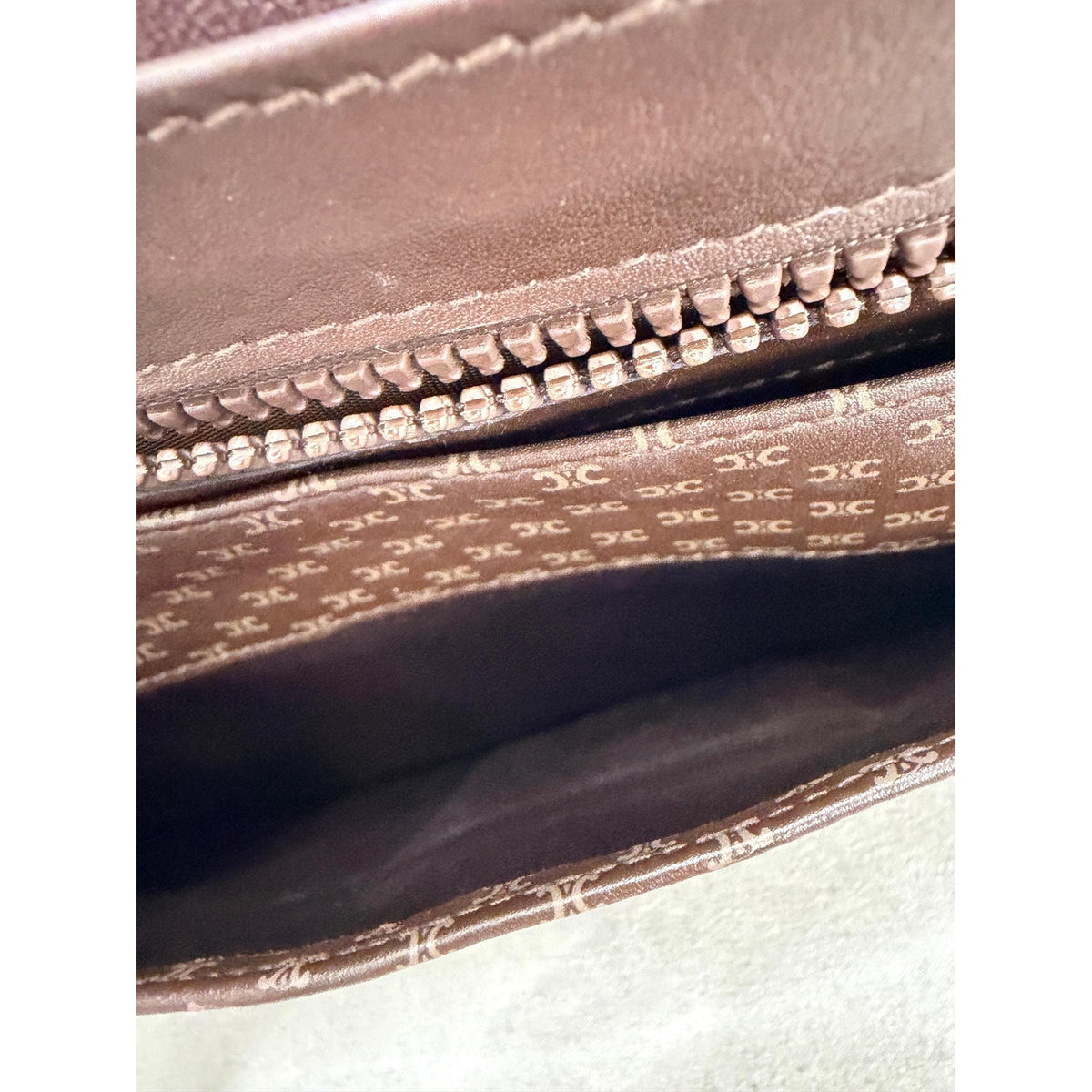 CELINE Macadam Monogram Portfolio Clutch