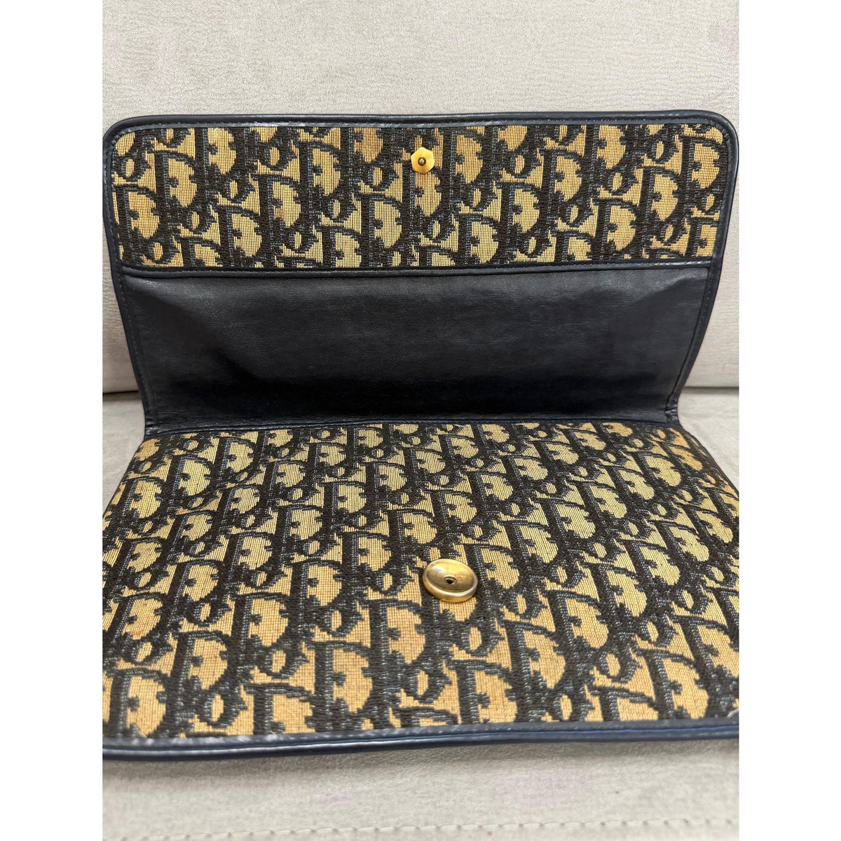 CHRISTIAN DIOR Oblique Portfolio Clutch