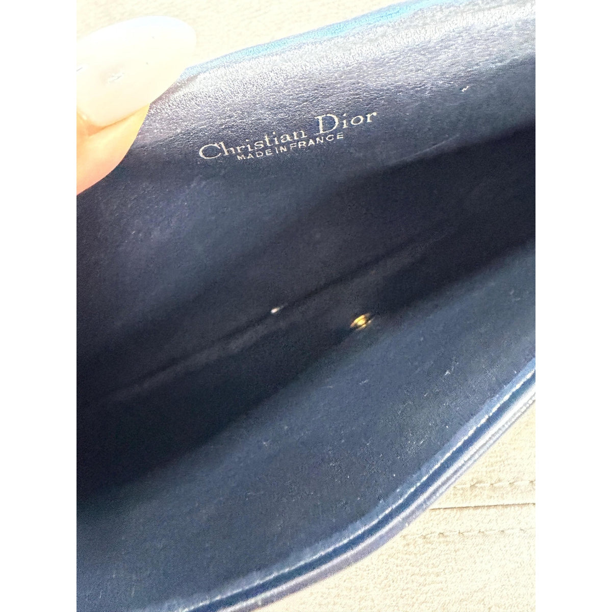 CHRISTIAN DIOR Oblique Portfolio Clutch