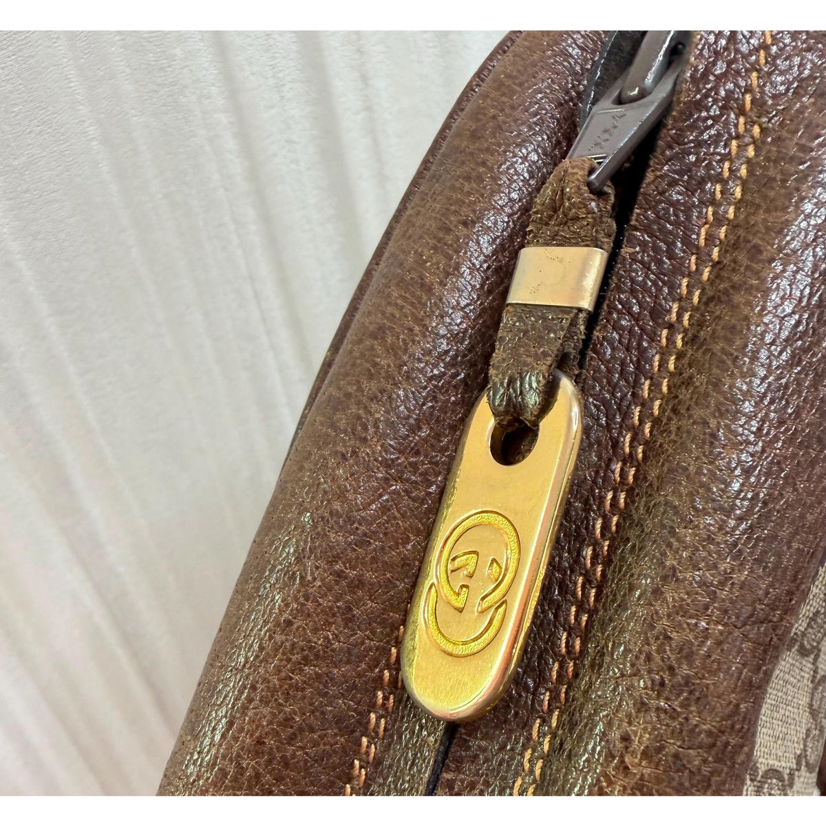 GUCCI Sherry Line GG Crossbody Bag