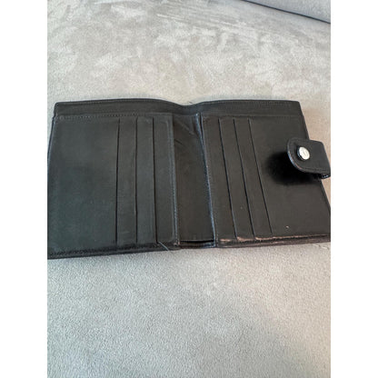 CHANEL Black Lambskin Bifold Wallet