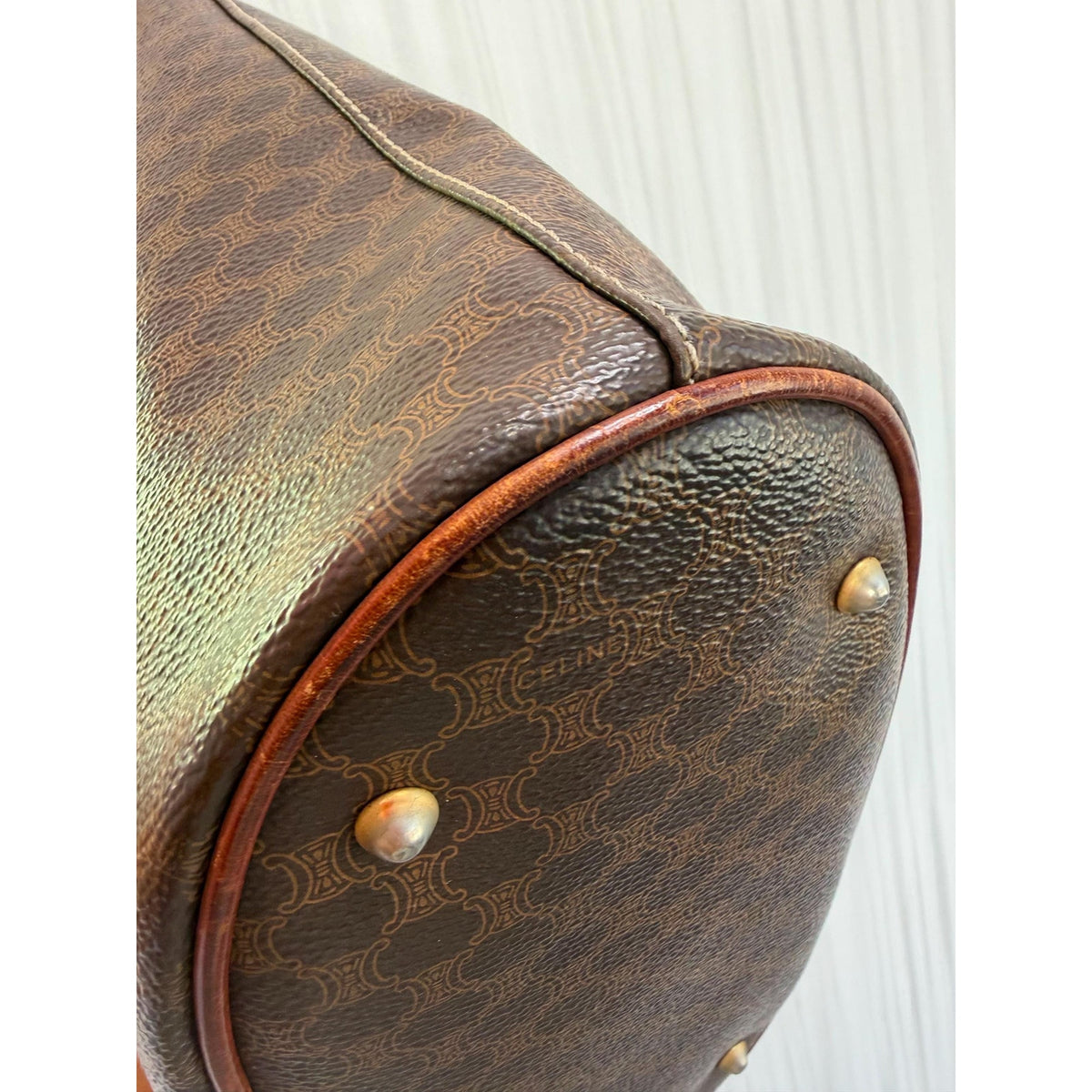 CELINE Macadam Shoulder Tote