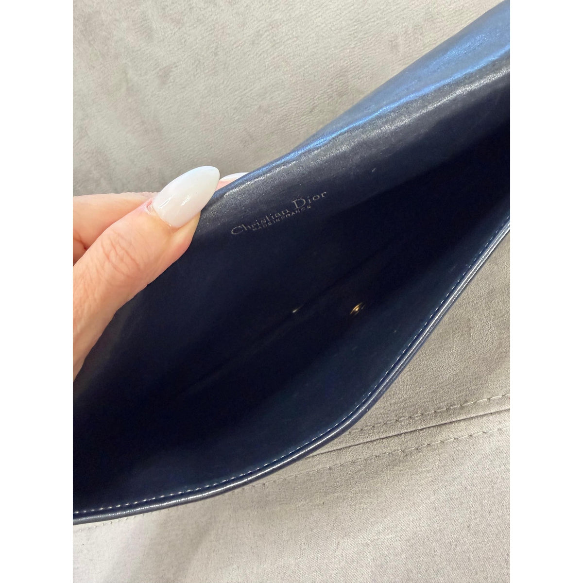 CHRISTIAN DIOR Oblique Portfolio Clutch