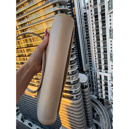 CELINE Sport Beige Leather Shoulder Bag