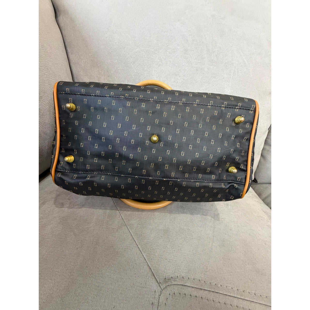 FENDI Zuccino Boston Bag