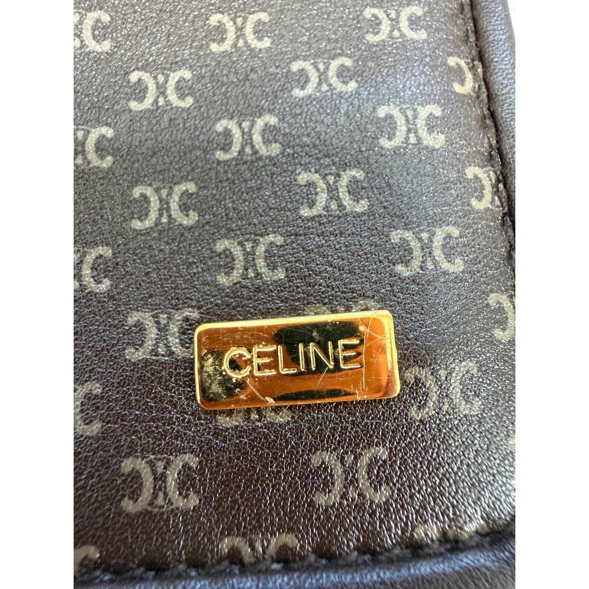CELINE Macadam Monogram Portfolio Clutch