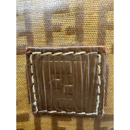 FENDI Zucca FF Canvas Shoulder Bag