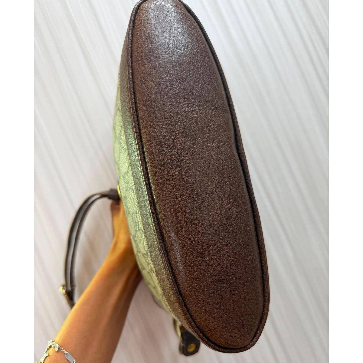 GUCCI Sherry Line GG Crossbody Bag