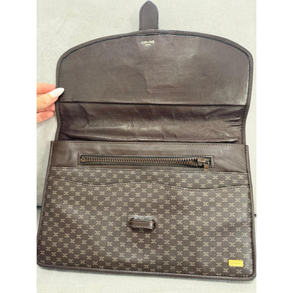 CELINE Macadam Monogram Portfolio Clutch