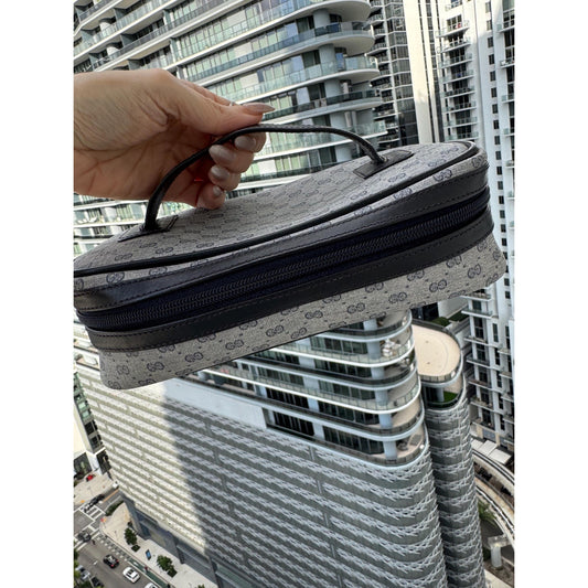 GUCCI Micro GG Canvas Cosmetic Pouch