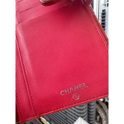 CHANEL Coral Lucky Charms Wallet