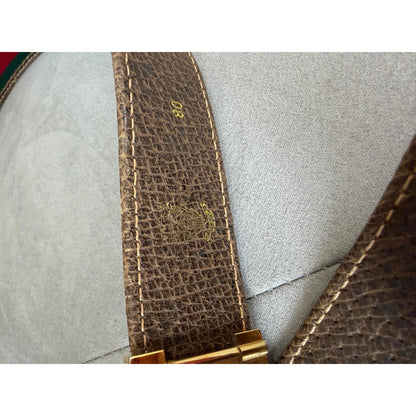 GUCCI Reversible Web Stripe Belt