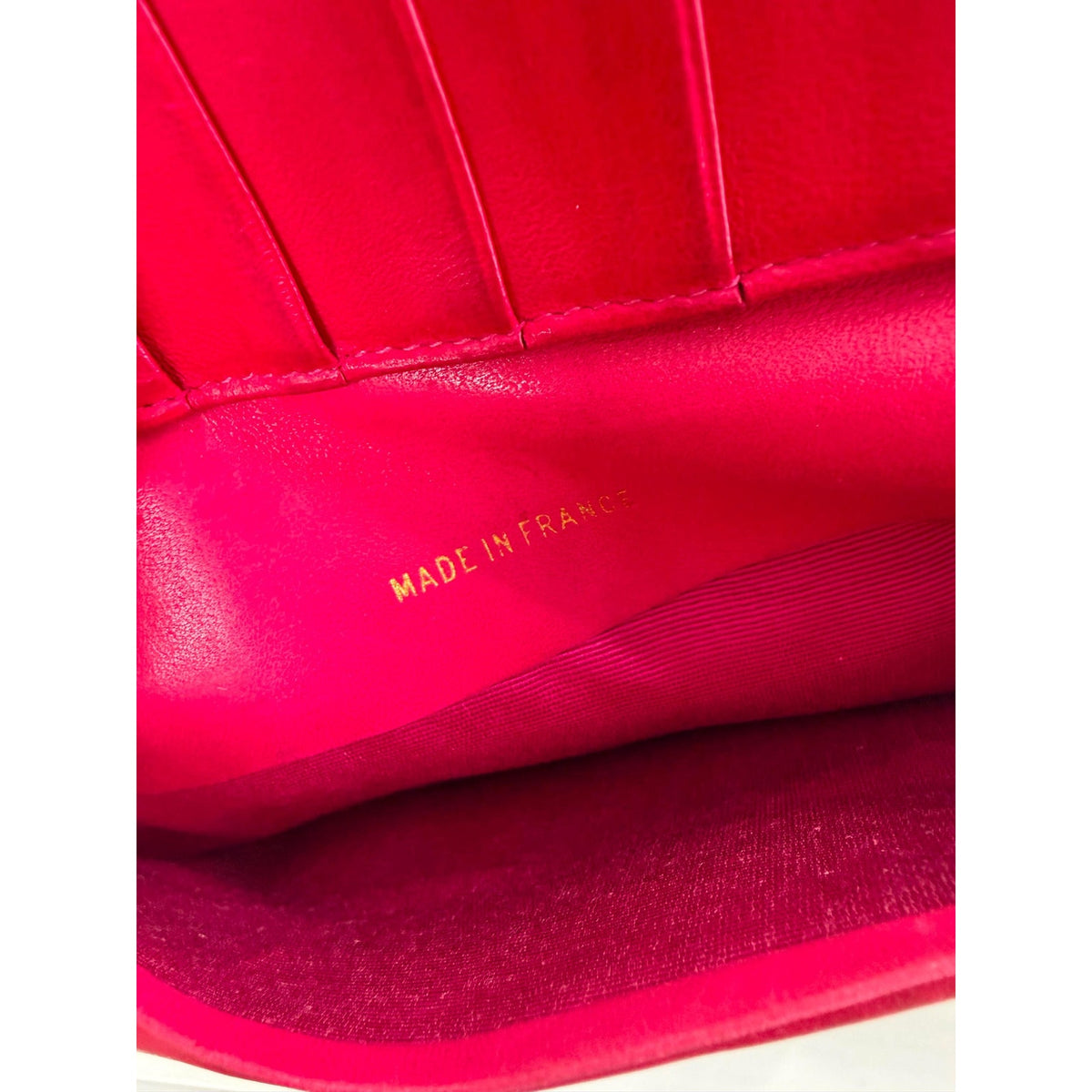 CHANEL Pink Caviar Leather Long Wallet