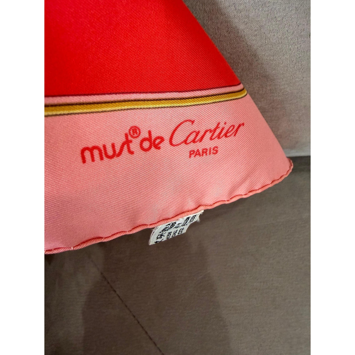 CARTIER Must de Cartier Silk Scarf