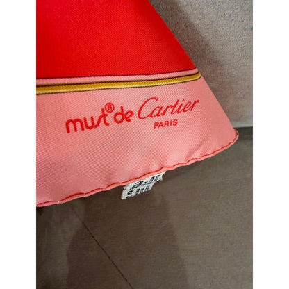 CARTIER Must de Cartier Silk Scarf