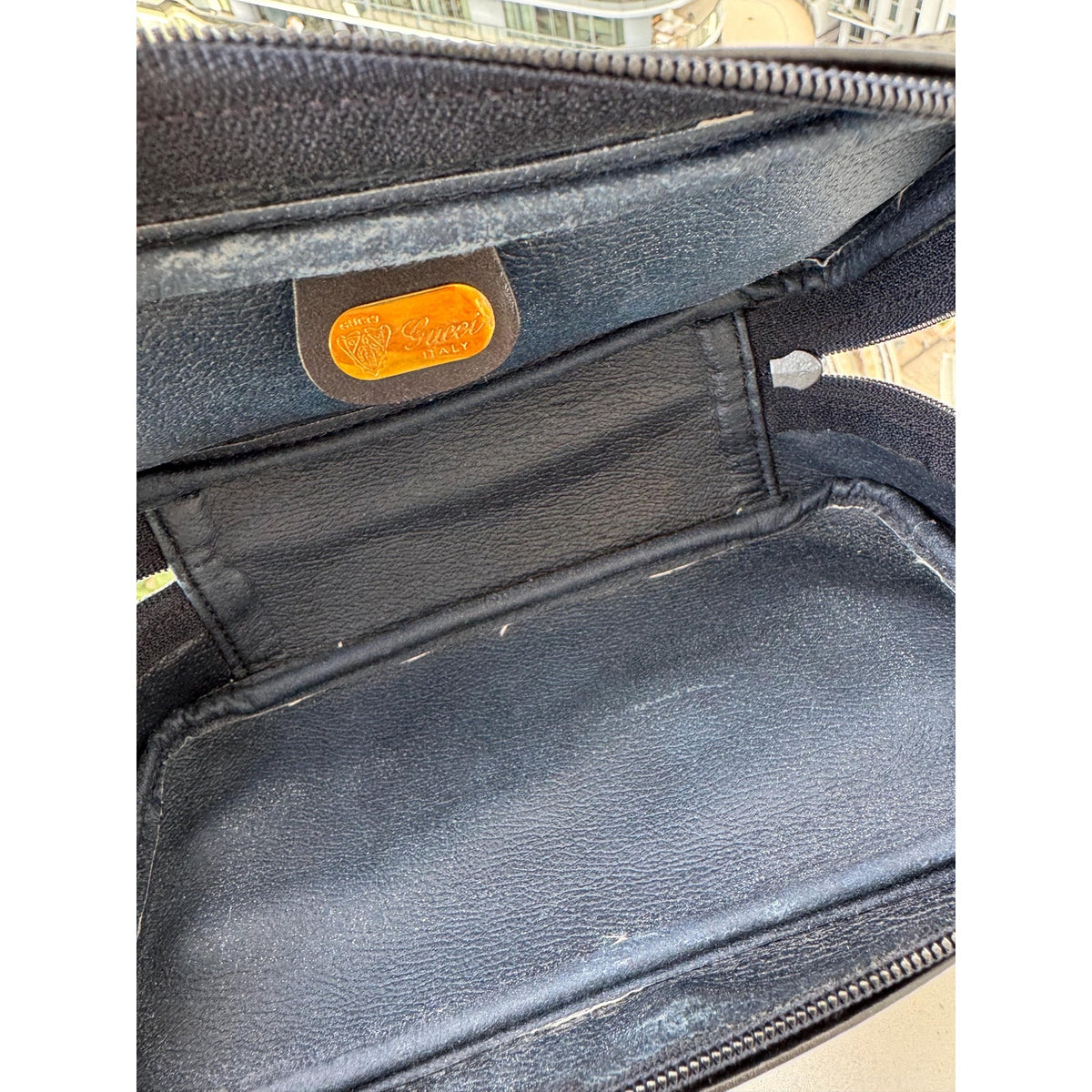 GUCCI Micro GG Canvas Cosmetic Pouch