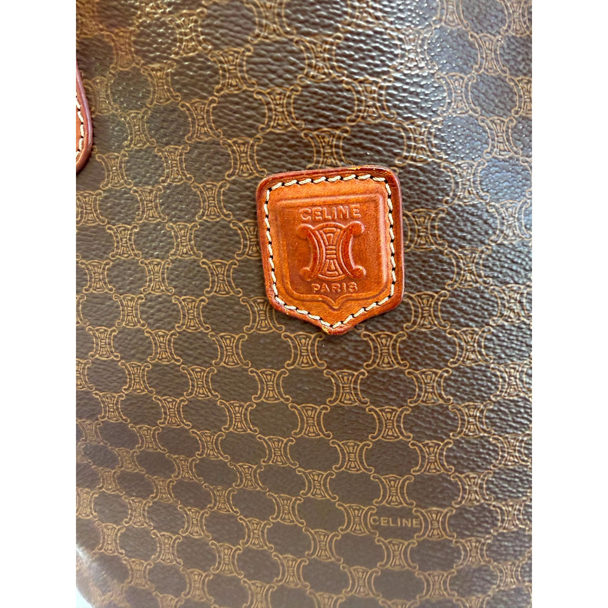 CELINE Macadam Shoulder Tote